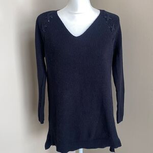 a.n.a V-Neck Cable Knit Sweater!
